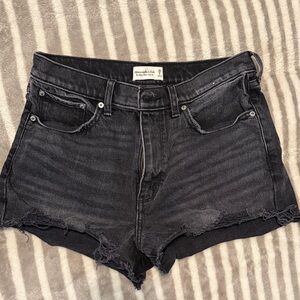 Abercrombie & Fitch Black Jean Shorts
